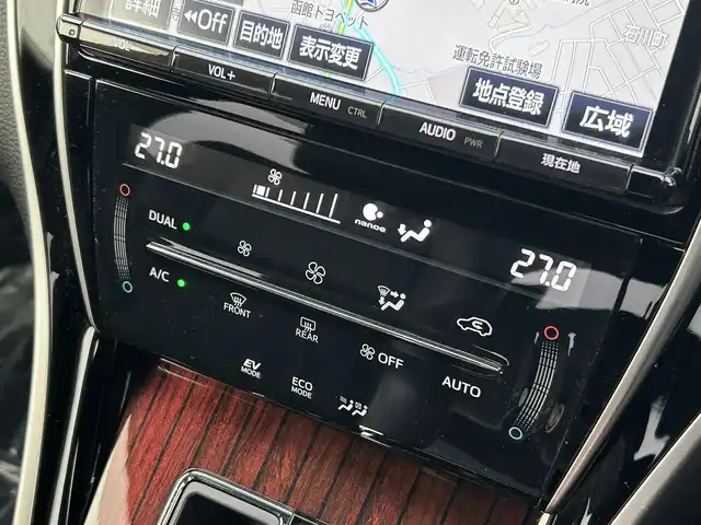 トヨタ ハリアー ハイブリッド プレミアム 道南・函館 2017(平29)年 4.1万km スパークリングブラックパールクリスタルシャイン /純正SDナビ//フルセグTV//ドライブレコーダー//ETC//パワーバックドア//ハーフレザーシート//前席パワーシート//プリクラッシュセーフティ//レーダークルーズコントロール//レーンディパーチャーアラート//オートマチックハイビーム//LEDヘッドライト//オートライト//スマートキー//エンジンプッシュスタート