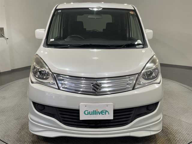 スズキ ソリオ G リミテッド 愛知県 2013(平25)年 12.1万km パールホワイト 社外ナビ/左側パワースライドドア/右側イージークローザドア/スマートキー/フロアマット/ドアバイザー