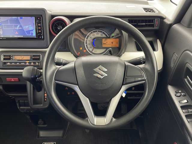 スズキ スペーシア HYBRID G 千葉県 2019(令1)年 3.7万km オフブルーM 純正ナビ/　CD/DVD/Bluetooth/フルセグTV/衝突軽減ブレーキ/クリアランスソナー/車線逸脱警報/オートライト/ビルトインETC/電動格納ミラー/フロアマット　/ドアバイザー/スマートキー/スタートボタン