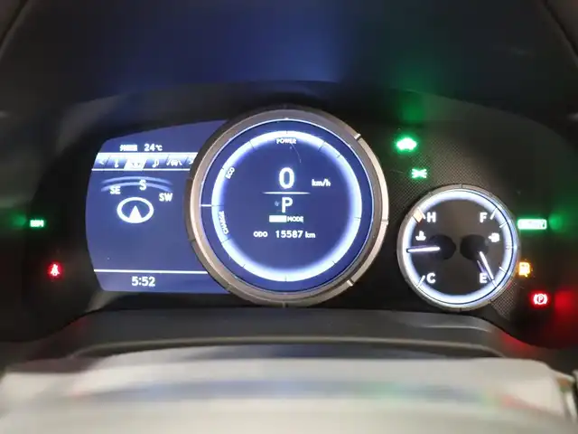 レクサス ＲＸ 450h Fスポーツ 静岡県 2020(令2)年 1.6万km ソニックチタニウム 後期型　/角型３眼ＬＥＤ　/赤革シート　/前席シートクーラー　全席シートヒーター　/ステアヒーター　/ＡＣＣ　ＬＫＡ　ＢＳＭ　ＨＵＤ　/ナビ　３６０°カメラ　/フルセグＴＶ　ＢＴ　ＡＵＸ/2列目電動格納/パワーバックドア　/リモコンＥＧスターター　/ドラレコ