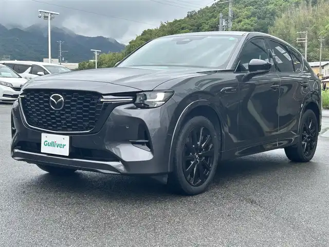 マツダ ＣＸ－６０ XD HV エクスクルーシブスポーツ 兵庫県 2022(令4)年 3.6万km マシーングレープレミアムM ワンオーナー/純正１２．３型ナビ/・BT.TV.AM.FM/BOSSスピーカー/全方位カメラ/衝突軽減装置/レーダークルーズコントロール/ＢＳＭ/電動パーキングブレーキ/オートホールド/前後シートヒーター/前席ベンチレーション/ハンドルヒーター/パワーバックドア/ダウンヒルアシスト/前席パワーシート（メモリー付き）/USB端子/HDMI端子/ヘッドライトレベライザー/スペアキー1本