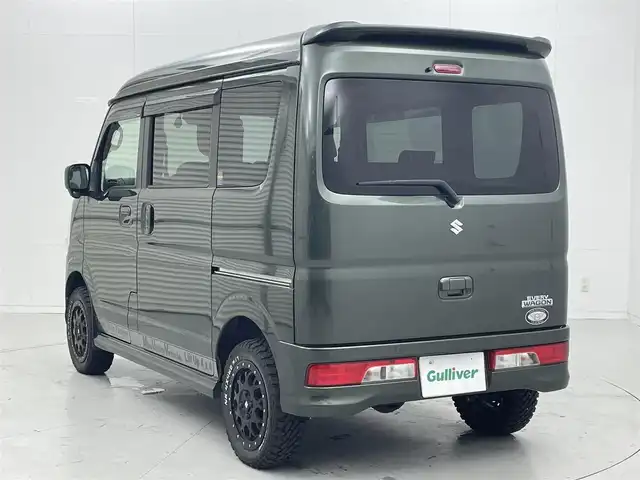 スズキ エブリィ ワゴン PZターボ ハイルーフ 茨城県 2020(令2)年 5万km クールカーキPM 社外ナビ/フルセグ/2インチリフトアップ/衝突被害軽減ブレーキ/車線逸脱抑制装置/レーダークルーズコントロール/オートマチックハイビーム/クリアランスソナー/片側電動スライドドア/ETC/ドラレコ/シートカバー/社外14インチAW/M/Tタイヤ/スマートキー