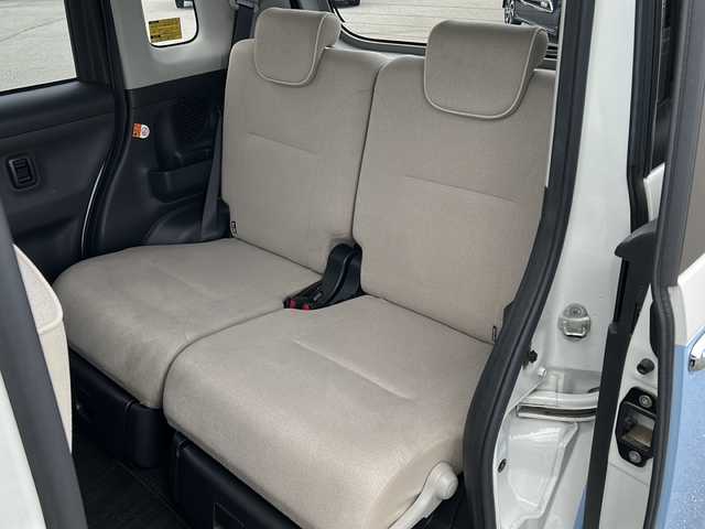 ダイハツ ムーヴ キャンバス X LTD メイクアッフ SA Ⅱ 富山県 2017(平29)年 6.1万km 青Ⅱ ４ＷＤ/ＣＤ/衝突軽減ブレーキ/オートライト/アイドリングストップ/衝突軽減ブレーキ/プッシュスタート/純正ＡＷ/冬タイヤ積込/ベンチシート/純正フロアマット/ＡＡＣ/盗難防止装置/ＥＴＣ/ワンオーナー/スペアキー/保証書/取扱説明書/記録簿
