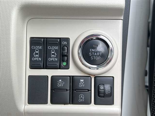 ダイハツ ムーヴ キャンバス X LTD メイクアッフ SA Ⅱ 富山県 2017(平29)年 6.1万km 青Ⅱ ４ＷＤ/ＣＤ/衝突軽減ブレーキ/オートライト/アイドリングストップ/衝突軽減ブレーキ/プッシュスタート/純正ＡＷ/冬タイヤ積込/ベンチシート/純正フロアマット/ＡＡＣ/盗難防止装置/ＥＴＣ/ワンオーナー/スペアキー/保証書/取扱説明書/記録簿