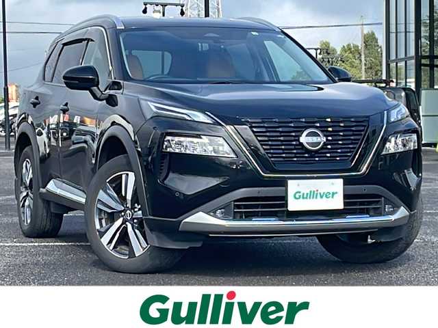 日産 エクストレイル G e－4ORCE 道央・札幌 2022(令4)年 3.8万km ダイヤモンドブラック ４WD/純正メーカーナビ/AM/FM/BT/フルセグ/衝突被害軽減ブレーキ/横滑り防止装置/レーダークルーズコントロール/レーンキープアシスト/ヒルディセントコントロール/クリアランスソナー/アラウンドビューモニター/ビルトインETC2.0/ドライブレコーダー/デジタルインナーミラー/ドライブモードセレクター/パーキングアシスト/EVMODE/e-Pedal/パワーバックドア/前席パワーシート/全席シートヒーター/D席メモリーシート/レザーシート/革巻きステアリング/ステアリングリモコン/ハンドルヒーター/AC100V/置くだけ充電/電動パーキング/オートブレーキホールド/プッシュスタート/スマートキー/LEDヘッドライト/オートライト/オートハイビーム/フォグランプ/電動格納ミラー/ウィンカーミラー/純正フロアマット/ドアバイザー/スペアキー