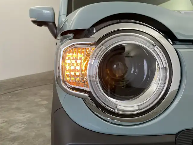 スズキ ハスラー HYBRID X 群馬県 2025(令7)年 0.1千km オフブルーM 届出済未使用車　スズキコネクトナビ　全方位モニター　レーダークルーズコントロール　ＬＥＤライト　ハイビームアシスト　シートヒーター　純正１５インチＡＷ　ステアリングリモコン　スマートキー　スペアキー