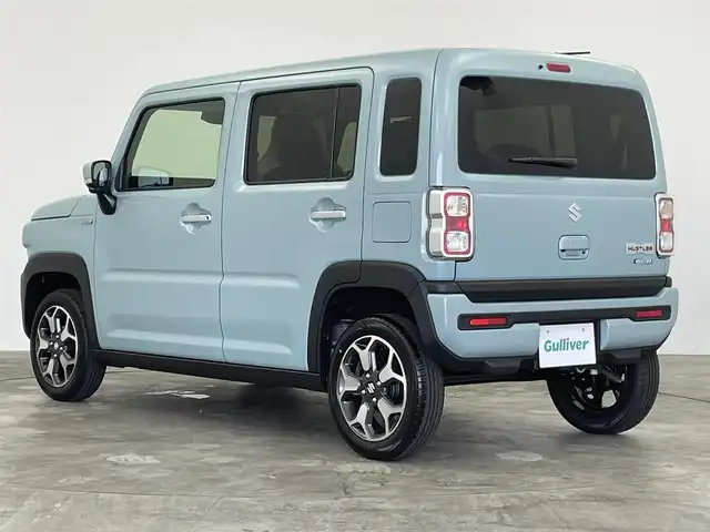 スズキ ハスラー HYBRID X 群馬県 2025(令7)年 0.1千km オフブルーM 届出済未使用車　スズキコネクトナビ　全方位モニター　レーダークルーズコントロール　ＬＥＤライト　ハイビームアシスト　シートヒーター　純正１５インチＡＷ　ステアリングリモコン　スマートキー　スペアキー