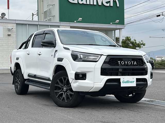 トヨタ ハイラックス Z GRスポーツ 香川県 2022(令4)年 3.1万km スーパーホワイトⅡ ナビ有Jディスプレイオーディオ/フルセグテレビ/パノラミックビューモニター/前後コーナーセンサー/コアサポート/オートライト/LEDヘッドライト/ターボ/スペアキー2本以上/ETC