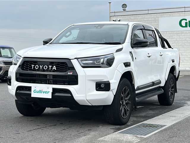 トヨタ ハイラックス Z GRスポーツ 香川県 2022(令4)年 3.1万km スーパーホワイトⅡ ナビ有Jディスプレイオーディオ/フルセグテレビ/パノラミックビューモニター/前後コーナーセンサー/コアサポート/オートライト/LEDヘッドライト/ターボ/スペアキー2本以上/ETC
