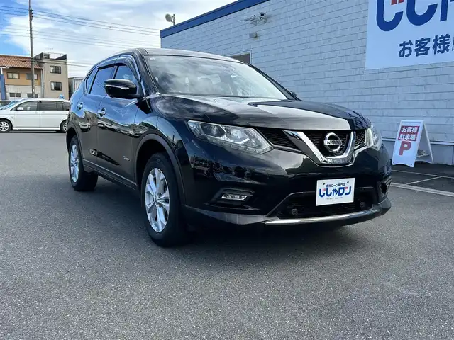 日産 エクストレイル ハイブリッド 20X エマージェンシーブレーキ 群馬県 2016(平28)年 10.2万km ダイヤモンドブラック (株)IDOMが運営する【じしゃロン伊勢崎店】の自社ローン専用車両になりますこちらは現金またはオートローンご利用時の価格です。自社ローンご希望の方は別途その旨お申付け下さい/エマージェンシーブレーキ/純正SDナビゲーション/アラウンドビューモニター/CD/DVD/SD/BT/DTV/USB/AUX/クルーズコントロール/前席シートヒーター/LEDヘッドライト/フォグライト/オートライト/ETC/ドアバイザー/純正フロアマット