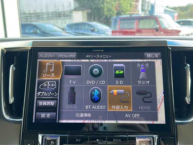 トヨタ アルファードハイブリット G 山形県 2019(平31)年 6.6万km ホワイトパールクリスタルシャイン ４WD/トヨタセーフティーセンス/純正SDナビ/（AM/FM/TV/CD/DVD/BT/SD）/アダプティブクルーズコントロール/ブラインドスポットモニター/ETC/モデリスタフルエアロ/レザー調シートカバー/パワーシート/シートヒーター/エアシート/パワーバックドア/レーンキープアシスト/コーナーセンサー/純正AW/前後ドライブレコーダー/バックカメラ/フリップダウンモニター/ステアリングスイッチ/オートマチックハイビーム/デジタルインナーミラー/純正フロアマット