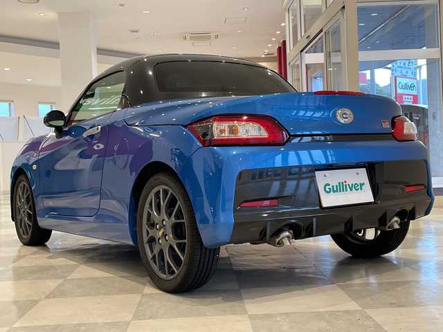 ダイハツ コペン GRスポーツ 福井県 2020(令2)年 7.7万km クリアブルークリスタルメタリック 純正7インチSDナビ/ワンセグTV/DVD/CD/SD/AUX/シートヒーター/BBS16インチアルミホイール/LEDヘッドライト/パドルシフト/MTモード付AT/プッシュスタート/スマートキー/ステアリングスイッチ/純正フロアマット/ABS/横滑り防止装置/アイドリングストップ