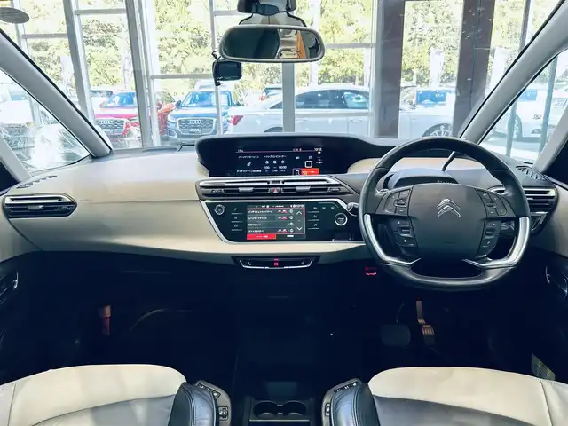 シトロエン グランドＣ４ スペースツアラー シャイン ブルーHDi 大阪府 2019(令1)年 3.2万km 青 ガラスルーフ/純正ディスプレイオーディオ/applecarplay/360度カメラ/ACC/純正17インチAW/HIDヘッドライト/ブラインドスポット/電動リアゲート/革シート/パワーシート/シートヒーター/ルーフレール