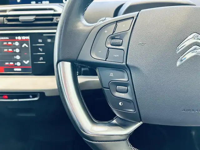 シトロエン グランドＣ４ スペースツアラー シャイン ブルーHDi 大阪府 2019(令1)年 3.2万km 青 ガラスルーフ/純正ディスプレイオーディオ/applecarplay/360度カメラ/ACC/純正17インチAW/HIDヘッドライト/ブラインドスポット/電動リアゲート/革シート/パワーシート/シートヒーター/ルーフレール