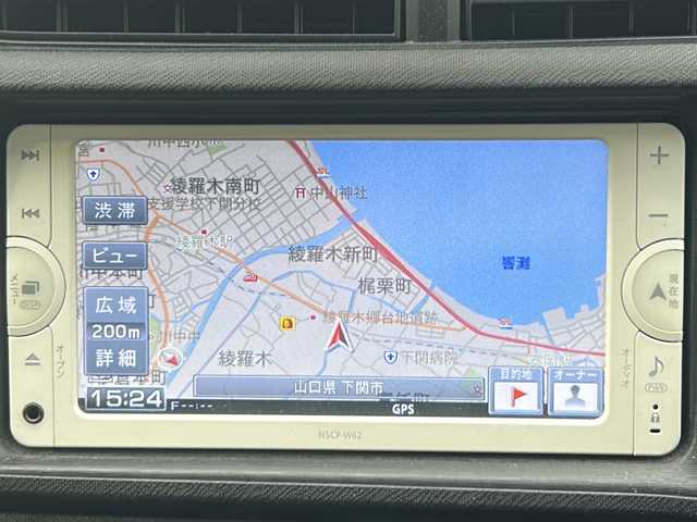 トヨタ アクア S 山口県 2012(平24)年 9.8万km ブラックマイカ 純正ナビ/バックカメラ/ドライブレコーダー/プッシュスタート/オートライト/ETC