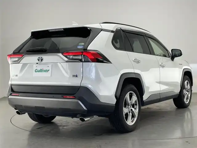 トヨタ ＲＡＶ４ ハイブリッドG 愛知県 2020(令2)年 4.7万km ホワイトパールクリスタルシャイン 純正９型ナビ　地デジＴＶ　Ｂｌｕｅｔｏｏｔｈ　バックカメラ　黒革　シートヒーター　ステアリングヒーター　ルーフレール　ドライブレコーダー　セーフティセンス　衝突軽減　追従クルコン　ＢＳＭ　車線逸脱　フォグランプ　禁煙車