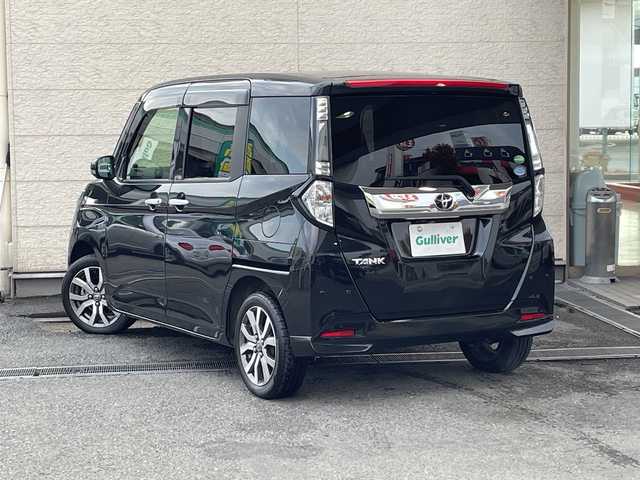 トヨタ タンク カスタムG－T 兵庫県 2019(令1)年 4.5万km ブラックマイカメタリック 純正ナビ/Bluetooth CD DVD フルセグ/ビルトインＥＴＣ２．０/全方位カメラ/両側パワースライドドア/フロアマット/純正アルミホイール/ドアバイザー/ＬＥＤヘッドライト/クルーズコントロール/フォグランプ/ステアリングスイッチ/プッシュスタート/スマートキー/ウィンカーミラー/衝突軽減ブレーキ/レーンキープアシスト/アイドリングストップ/コーナーセンサー/オートハイビーム