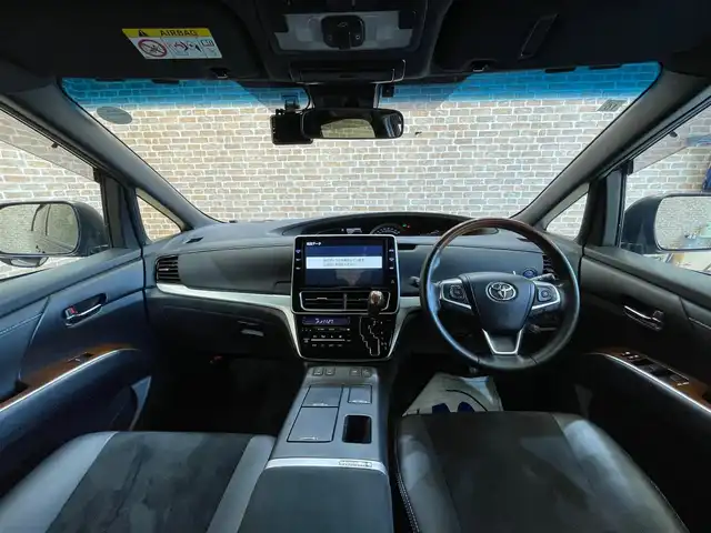 トヨタ エスティマ ハイブリッド アエラス プレミアム G 岩手県 2019(令1)年 9.4万km ブラック ４WD/電動格納サードシート/両側パワースライドドア/パワーバックドア/トヨタセーフティセンスC/プリクラッシュセーフティ/レーンディパーチャーアラート/オートマチックハイビーム/クリアランスソナー/横滑り防止装置/クルーズコントロール/AC100V1500Wアクセサリーコンセント/パワーシート/シートヒーター/オットマン/リアオートエアコン/純正10インチナビ/（CD/DVD/フルセグ/SD/Bluetooth）/バックカメラ/ドライブレコーダー/ETC/LEDヘッドランプ/純正17インチアルミホイール