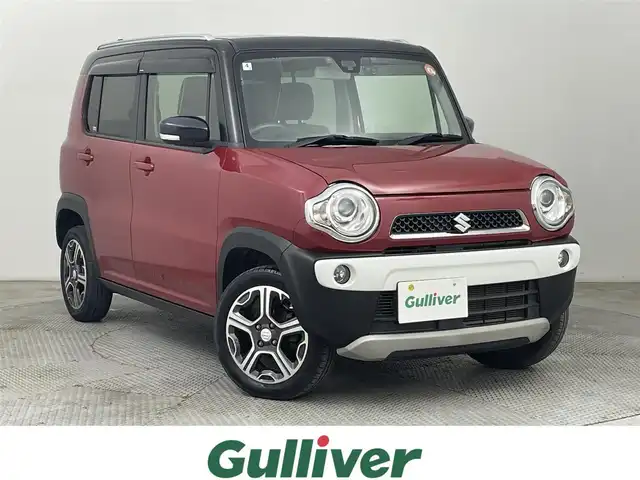 スズキ ハスラー X ターボ 道央・札幌 2014(平26)年 5.8万km フェニックスレッドパール/ブルーイッシュブラックパール ・４WD/・社外ナビ/　CD/DVD/SD/BT/フルセグ/・バックカメラ/・ビルトインETC/・前方ドライブレコーダー/・レーダーサポートブレーキ/・ダウンヒルアシストコントロール/・グリップコントロール/・D席シートヒーター/・HIDヘッドライト/・フォグライト/・オートライト/・プッシュスタート/・スマートキー/・エンジンスターター/・純正フロアマット/・ドアバイザー