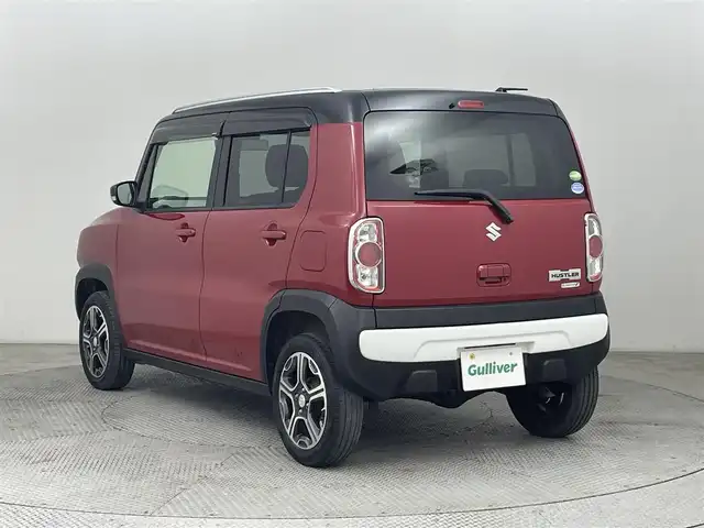 スズキ ハスラー X ターボ 道央・札幌 2014(平26)年 5.8万km フェニックスレッドパール/ブルーイッシュブラックパール ・４WD/・社外ナビ/　CD/DVD/SD/BT/フルセグ/・バックカメラ/・ビルトインETC/・前方ドライブレコーダー/・レーダーサポートブレーキ/・ダウンヒルアシストコントロール/・グリップコントロール/・D席シートヒーター/・HIDヘッドライト/・フォグライト/・オートライト/・プッシュスタート/・スマートキー/・エンジンスターター/・純正フロアマット/・ドアバイザー