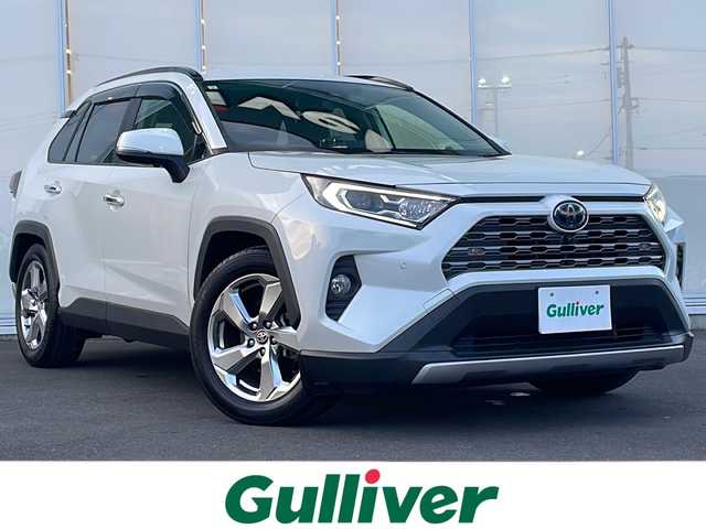 トヨタ ＲＡＶ４ ハイブリットG 神奈川県 2021(令3)年 6.1万km ホワイトパールクリスタルシャイン 純正１０．５インチコネクテッドナビ　AppleCarPlay/AndroidAuto/Bluetooth/フルセグテレビ　/電動リアゲート　/全周囲カメラ　/前後コーナーセンサー/前席シートヒーター　/運転席パワーシート　/クルーズコントロール　/オートマチックブレーキホールド　/ステアリングヒーター/ブラインドスポットモニター/プッシュスタート/前後ドライブレコーダー/ETC/LED/ドアバイザー/純正フロアマット/純正ホイール/衝突被害軽減システム