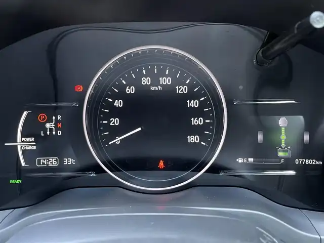 ホンダ ヴェゼル ハイブリッド Z ホンダセンシング 島根県 2017(平29)年 7.8万km クリスタルブラックパール 純正ナビ/CD/DVD/DTV/Bluetooth/バックカメラ/レーダークルーズコントロール/LEDオートライト/ステアリングスイッチ/ハーフレザー調シート/シートヒーター /ビルトインETC/純正フロアマット/ドアバイザー/スマートキー/スペアキー /プッシュスタート /純正アルミホイール