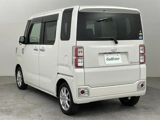 ダイハツ ウェイク L リミテッド SAⅢ 道央・札幌 2019(令1)年 2.6万km パールホワイトⅢ ・４WD/・純正８インチナビ/　CD/DVD/SD/BT/フルセグ/・全方位カメラ/・スマートアシスト３/・レーンキープアシスト/・オートハイビーム/・クリアランスソナー/・両側パワースライドドア/・運転席シートヒーター/・LEDヘッドライト/・フォグライト/・オートライト/・プッシュスタート/・スマートキー/・純正フロアマット/・ドアバイザー