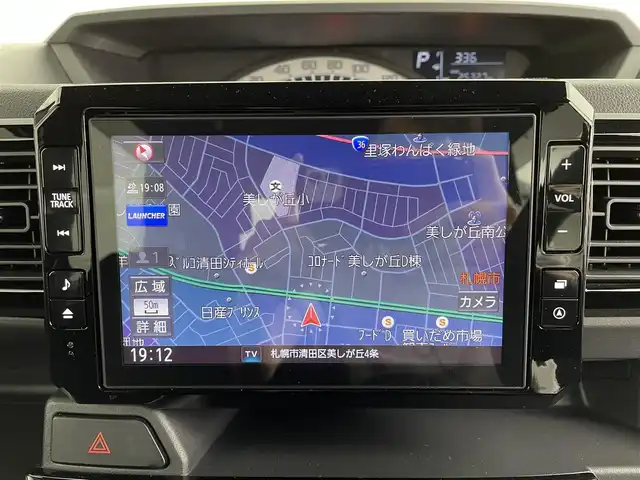 ダイハツ ウェイク L リミテッド SAⅢ 道央・札幌 2019(令1)年 2.6万km パールホワイトⅢ ・４WD/・純正８インチナビ/　CD/DVD/SD/BT/フルセグ/・全方位カメラ/・スマートアシスト３/・レーンキープアシスト/・オートハイビーム/・クリアランスソナー/・両側パワースライドドア/・運転席シートヒーター/・LEDヘッドライト/・フォグライト/・オートライト/・プッシュスタート/・スマートキー/・純正フロアマット/・ドアバイザー