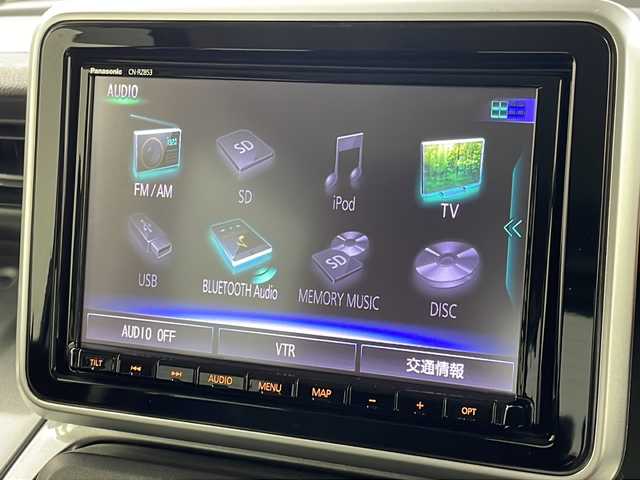 スズキ スペーシア ギア HYBRID XZ 岐阜県 2020(令2)年 5.7万km オフブルーメタリック/ガンメタリック2トーンルーフ 純正8インチナビ/（CD/DVD/フルセグ/Bluetooth）/レーダークルーズコントロール/両側パワースライド/オートLEDヘッドライト/前席シートヒーター/横滑り防止システム/レーンキープアシスト/衝突軽減ブレーキ/前後ドライブレコーダー/スマートキー/ETC