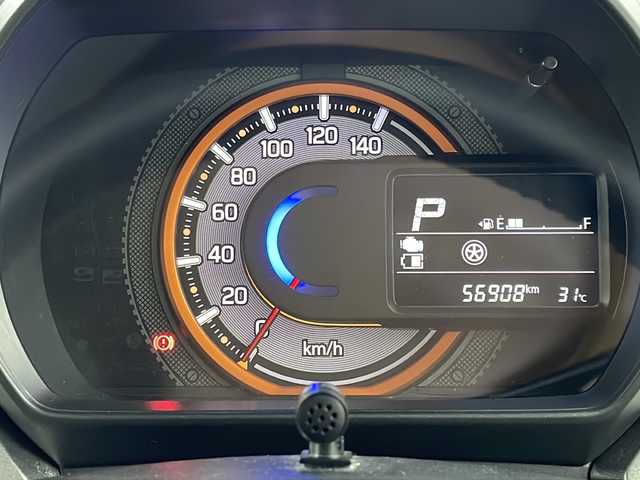 スズキ スペーシア ギア HYBRID XZ 岐阜県 2020(令2)年 5.7万km オフブルーメタリック/ガンメタリック2トーンルーフ 純正8インチナビ/（CD/DVD/フルセグ/Bluetooth）/レーダークルーズコントロール/両側パワースライド/オートLEDヘッドライト/前席シートヒーター/横滑り防止システム/レーンキープアシスト/衝突軽減ブレーキ/前後ドライブレコーダー/スマートキー/ETC