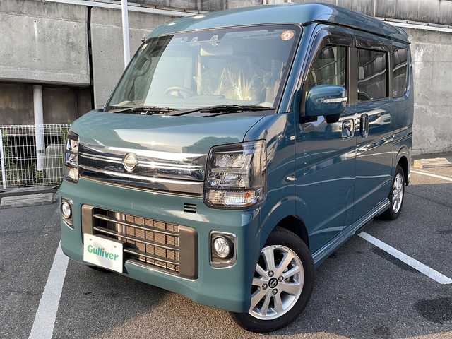 日産 クリッパー リオ G 愛知県 2024(令6)年 1.1万km 青 ワンオーナー/純正ナビ/フルセグTV・SD・Bluetooth・USB・CD・AUX/バックカメラ/両側パワースライドドア/左リアオートステップ/エマージェンシーブレーキ/ビークルダイナミクスコントロール/LDW（車線逸脱警報）/インテリジェントDA（ふらつき警報）/先行車発進お知らせ/ハイビームアシスト/オーバーヘッドシェルフ/フロント・リアソナー/運転席シートヒーター/リアヒーター/ETC/N席シートバックテーブル/前席アクセサリーソケット・USBポート・TypeC/アクセサリーソケット/ナビ連動純正前後ドライブレコーダー/LEDヘッドライト(オートライト)/フォグランプ/USB電源ソケット（2個）/本革巻ステアリング/ラゲッジカーペット/バックドアインナーハンドル/アイドリングストップ/電格ミラー/純正フロアマット/純正ドアバイザー/保証書/取扱説明書/スペアキー