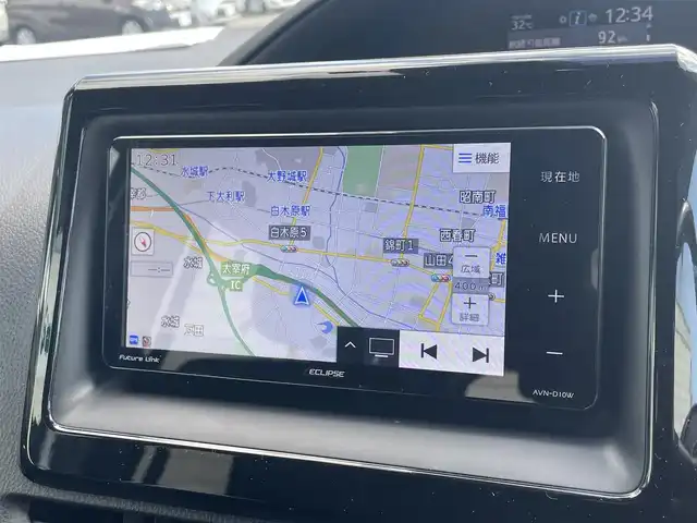 トヨタ ノア Si ダブルバイビー 福岡県 2018(平30)年 4.5万km ホワイトパールクリスタルシャイン 社外７型SDナビ(CD/BT)バックモニタートヨタセーフティーフリップダウンモニター両側パワスラクルコンドラレコETCUSBポート純正LEDヘッドライトプッシュスタートスマートキー