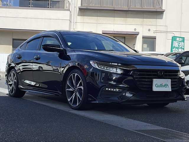 ホンダ インサイト EX・ブラックスタイル 岡山県 2021(令3)年 12.3万km クリスタルブラックパール 登録時走行距離12220KM/純正メモリナビ/バックカメラ/ETC/ホンダセンシング/モデューロエアロ/フルセグＴＶ/プッシュスタート/スマートキー/ハーフレザーシート/クリアランスソナー/保証書/取扱説明書