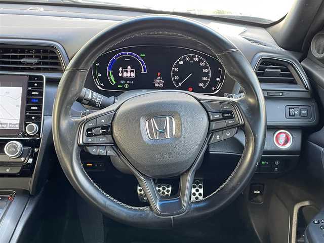 ホンダ インサイト EX・ブラックスタイル 岡山県 2021(令3)年 12.3万km クリスタルブラックパール 登録時走行距離122220KM/純正メモリナビ/バックカメラ/ETC/ホンダセンシング/モデューロエアロ/フルセグＴＶ/プッシュスタート/スマートキー/ハーフレザーシート/クリアランスソナー/保証書/取扱説明書