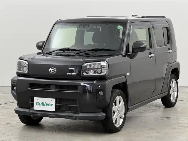 ダイハツ タフト G 福岡県 2020(令2)年 5万km ブラックマイカメタリック ガラスルーフ　/社外ナビ／フルセグＴＶ　/バックカメラ　/ＥＴＣ　/コーナーセンサー　/衝突軽減ブレーキ　/レーンキープ　/アイドリングストップ　/シートヒーター　/プッシュスタート　/純正１５インチＡＷ　/ＬＥＤライト