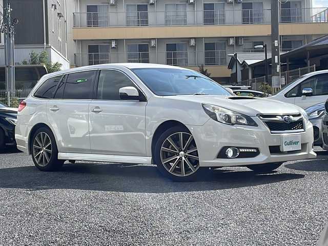 スバル レガシィ ツーリングワゴン 2．0GT DIT 大阪府 2013(平25)年 9万km サテンホワイトパール ダイアトーンプレミアムサラウンド/社外ナビ/バックカメラ/ETC/純正１８インチAW/HIDヘッドライト/フォグランプ/ドライブレコーダー/クルーズコントロール/前席パワーシート/革巻きステアリング/パドルシフト/ヒルアシスト/ウインカーミラー/純正マット/保証書/取扱説明書/スペアキー1本