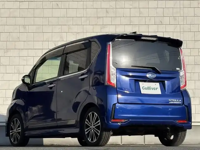 スバル ステラ カスタム RS 岩手県 2016(平28)年 2.8万km 青 禁煙車/4WD/社外ナビ/→フルセグTV/Bluetooth/CD/DVD/FM/AM/バックカメラ/ステアリングスイッチ/TVキャンセラー/運転席シートヒーター/横滑り防止装置/〇プッシュスタート/〇電動格納ミラー/〇ドアバイザー/〇フロアマット/〇シガーソケット/〇スマートキー/ETC