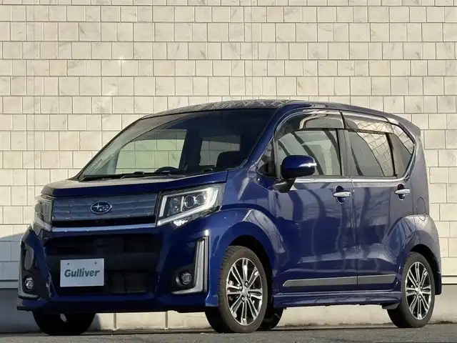 スバル ステラ カスタム RS 岩手県 2016(平28)年 2.8万km 青 禁煙車/4WD/社外ナビ/→フルセグTV/Bluetooth/CD/DVD/FM/AM/バックカメラ/ステアリングスイッチ/TVキャンセラー/運転席シートヒーター/横滑り防止装置/〇プッシュスタート/〇電動格納ミラー/〇ドアバイザー/〇フロアマット/〇シガーソケット/〇スマートキー/ETC