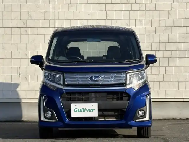 スバル ステラ カスタム RS 岩手県 2016(平28)年 2.8万km 青 禁煙車/4WD/社外ナビ/→フルセグTV/Bluetooth/CD/DVD/FM/AM/バックカメラ/ステアリングスイッチ/TVキャンセラー/運転席シートヒーター/横滑り防止装置/〇プッシュスタート/〇電動格納ミラー/〇ドアバイザー/〇フロアマット/〇シガーソケット/〇スマートキー/ETC