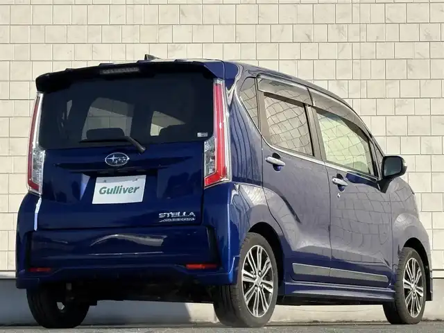 スバル ステラ カスタム RS 岩手県 2016(平28)年 2.8万km 青 禁煙車/4WD/社外ナビ/→フルセグTV/Bluetooth/CD/DVD/FM/AM/バックカメラ/ステアリングスイッチ/TVキャンセラー/運転席シートヒーター/横滑り防止装置/〇プッシュスタート/〇電動格納ミラー/〇ドアバイザー/〇フロアマット/〇シガーソケット/〇スマートキー/ETC