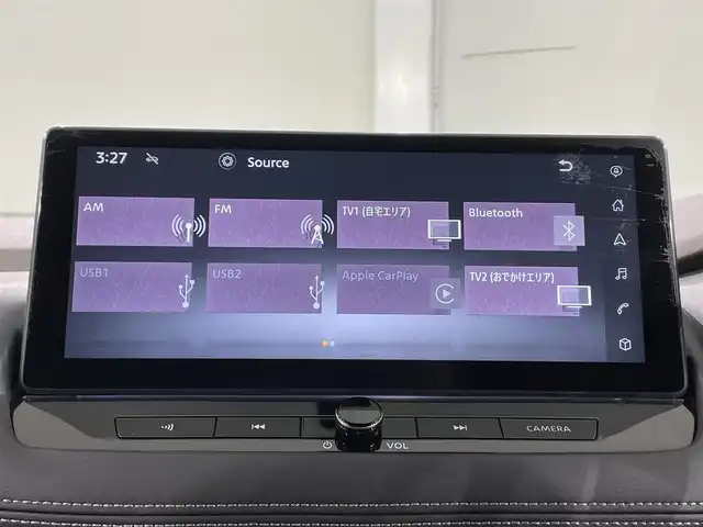 日産 エクストレイル G e－4ORCE 愛知県 2023(令5)年 3.4万km ブリリアントホワイトパール 純正１２．３インチナビ　/（AM/FM/フルセグTV/Bluetooth/USB/CarPlay)/アラウンドビューモニター　/プロパイロット　/自動駐車システム（プロパイロットパーキング）　/ＡＣ１００Ｖ　/ビルトインＥＴＣ２．０　/全席シートヒーター　/電動バックドア　/デジタルインナーミラー　/ワイヤレス充電　/ブラインドスポットモニター（ＢＳＭ）/ヘッドアップディスプレイ（HUD）/メモリ機能付パワーシート/クリアランスソナー/車線逸脱警報/LEDヘッドライト/LEDフォグランプ/黒レザーシート