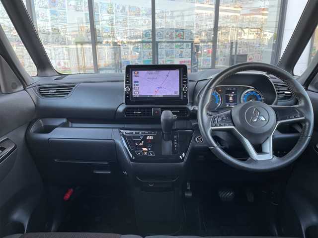 三菱 ｅＫクロススペース G プラスエディション 千葉県 2021(令3)年 5.5万km パープル 純正9インチナビ/(フルセグTV/BT/CD/DVD)/全方位カメラ/衝突被害軽減システム/車線逸脱警報/両側パワースライドドア/横滑り防止装置/アイドリングストップ/LEDヘッドライト/オートライト/ウィンカーミラー/電動格納ミラー/純正15インチAW/シートリフター/プッシュスタート/スマートキー/フロアマット