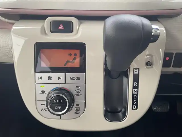 ダイハツ ムーヴ キャンバス G メイクアップ SA Ⅲ 福岡県 2018(平30)年 8.7万km パールホワイトⅢ/ライトローズマイカメタリックⅡ 2トーン 純正ナビ(CD/DVD/SD/Bluetooth/フルセグ)/両側パワースライドドア/バックカメラ/衝突軽減ブレーキ/横滑り防止装置/コーナーセンサー(後ろ)/キセノンヘッドライト/前方ドラレコ/ETC/オートライト/オートマチックハイビーム/純正フロアマット/プッシュスタート/スマートキー×2/ステアリングリモコン/電格ミラー/ISOFIX