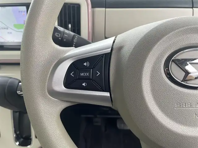ダイハツ ムーヴ キャンバス G メイクアップ SA Ⅲ 福岡県 2018(平30)年 8.7万km パールホワイトⅢ/ライトローズマイカメタリックⅡ 2トーン 純正ナビ(CD/DVD/SD/Bluetooth/フルセグ)/両側パワースライドドア/バックカメラ/衝突軽減ブレーキ/横滑り防止装置/コーナーセンサー(後ろ)/キセノンヘッドライト/前方ドラレコ/ETC/オートライト/オートマチックハイビーム/純正フロアマット/プッシュスタート/スマートキー×2/ステアリングリモコン/電格ミラー/ISOFIX