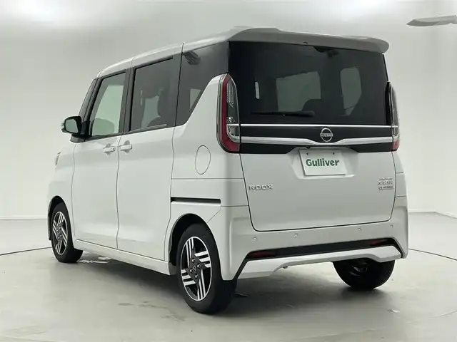 日産 ルークス HWS X プロパイロットED 福井県 2023(令5)年 2.9万km ホワイトパール 純正ＳＤナビ/（ＭＪ１２２Ｄ－Ｗ）/純正ビルトインＥＴＣ　/全方位カメラ　/バックカメラ　/スマートキー　/純正フロアマット　/両側パワースライドドア　/純正アルミホイール　/前後コーナーセンサー/デジタルインナーミラー