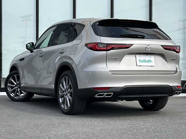 マツダ ＣＸ－６０ XD Lパッケージ 山形県 2023(令5)年 2.5万km プラチナクォーツメタリック ４WD/スマートブレーキサポート/ブラインドスポットモニター/ヘッドアップディスプレイ/純正ナビ/（AM/FM/Bluetooth）/アラウンドビューモニター/純正フロアマット/ステアリングヒーター/パドルシフト/電動パーキングブレーキ/レーダークルーズコントロール/DN席シートヒーター/ビルトインETC/スマートキー/純正アルミホイール/電動格納ミラー