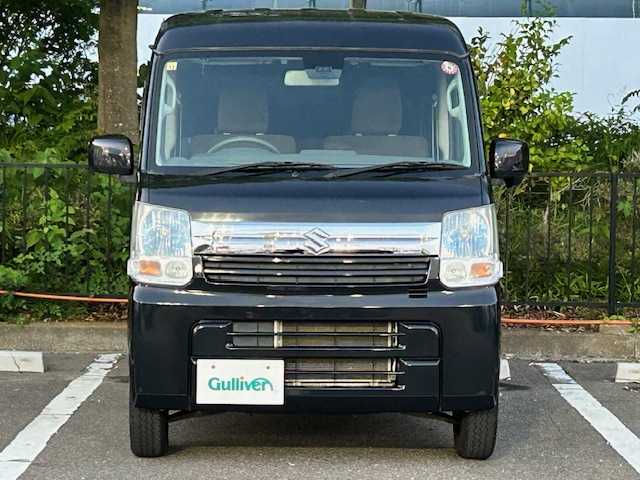 スズキ エブリイ JOIN 宮城県 2015(平27)年 2万km ブルーイッシュブラックパール3 ４WD/レーダーブレーキサポート/横滑り防止装置/誤発進抑制機能/エマージェンシーストップシグナル/アンチロック・ブレーキシステム/ESP/AUX/ベンチシート/フルフラットシート/純正フロアマット/両側イージークローザードア