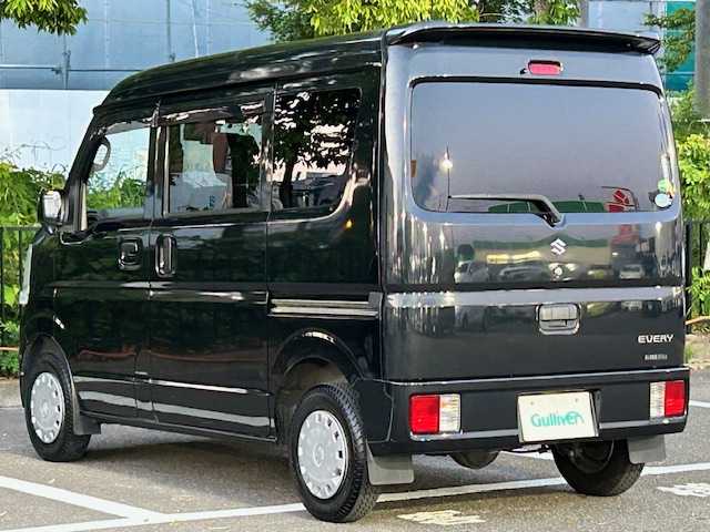 スズキ エブリイ JOIN 宮城県 2015(平27)年 2万km ブルーイッシュブラックパール3 ４WD/レーダーブレーキサポート/横滑り防止装置/誤発進抑制機能/エマージェンシーストップシグナル/アンチロック・ブレーキシステム/ESP/AUX/ベンチシート/フルフラットシート/純正フロアマット/両側イージークローザードア