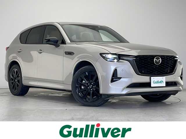 マツダ ＣＸ－６０ XD HV プレミアムスポーツ 愛知県 2023(令5)年 2万km プラチナクォーツメタリック 衝突軽減システム/純正ナビ ＳＤカードなし/全方位カメラ/サンルーフ/レーダークルーズコントロール/シートヒーター/プレミアムサウンドBOSE/フルセグ/Bluetooth/バックカメラ/電動リアゲート/ヘッドアップディスプレイ/コーナーセンサー/純正アルミホイール/ブラインドスポットモニター/LEDヘッドライト/パドルシフト/ステアリングヒーター/ダウンヒルアシストコントロール/オートマチックハイビーム/ドライブレコーダー/ETC/置くだけ充電機/ステアリングスイッチ/スマートキー/プッシュスタート