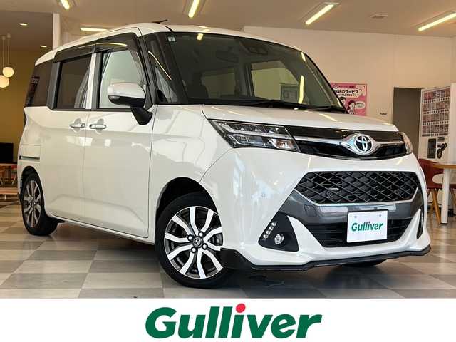 トヨタ タンク カスタムG－T 岐阜県 2019(平31)年 4.2万km パールホワイトⅢ スマートアシスト/純正ナビ/両側パワースライドドア/バックカメラ/クルーズコントロール/フルセグＴＶ/前席シートヒーター/クリアランスソナー/ステアリングスイッチ/ドライブレコーダー/ＬＥＤヘッドライト/ＬＥＤフォグライト/オートハイビーム/フロアマット/ドアバイザー/ETC/車高調/社外エアクリーナー